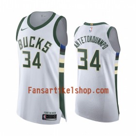 NBA Milwaukee Bucks Trikot Giannis Antetokounmpo 34 Nike 2019-2020 Association Edition Swingman - Herren